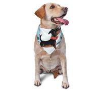 Parisian Dachshund Dog Bandana Pet Scarf Accessories for Small Medium Dogs Cats Photo Prop, Triangle Pet Bandanas Adjustable Puppy Bib Washable Dog Kerchief Puppy Neckerchief