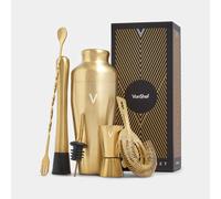 Parisian Gold Cocktail Shaker Set - 6 Piece