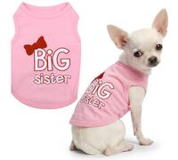 Parisian Pet Big Sister Dog Tank Pink
