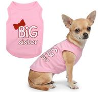 Parisian Pet Big Sister Dog Tank Pink