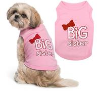 Parisian Pet Big Sister Dog Tank Pink