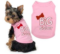 Parisian Pet Big Sister Dog Tank Pink