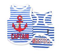 Parisian Pet Captain Dog T-Shirt, Large