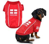 Parisian Pet Dog Team England Jersey Soccer Olympic Small to Medium Dogs and Cats, XL