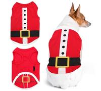Parisian Pet Funny Christmas Holiday Dog Cat Pet Shirts Tee Tanks - Naughty or Nice, Santa Outfit, Elf Size, Santa's Helper, Sorry Santa I Ate Your Cookies (Santa Outfit, 4XL)