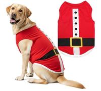 Parisian Pet Funny Christmas Holiday Dog Cat Pet Shirts Tee Tanks - Naughty or Nice, Santa Outfit, Elf Size, Santa's Helper, Sorry Santa I Ate Your Cookies (Santa Outfit, 3XL)