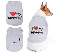 Parisian Pet I Love Mommy Dog T-Shirt, Medium