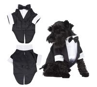Parisian Pet Party Dog Tux Holiday Wedding Special Occasions Tuxedo Outfits for Dogs and Cats