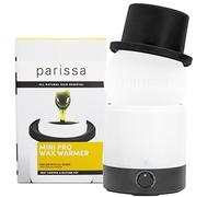 Parissa Mini Pro Electric Wax Warmer for At-Home Waxing with Silicone Cup for All Hair Removal Waxes, Face, Bikini, Leg, and Body, Simple to Use