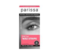 Parissa Eyebrow 32 Biodegradable Wax Strips Kit for At-Home Hair Removal with Ready-to-Use Mini Wax Strips for All Hair Types