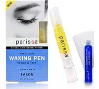 Parissa Waxing Pen Hair Removal Kit for Eyebrows with After Care Azulene Oil, Women, Blue, 2 Count