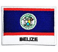 PARITA Belize Flag Patch Sew On Embroidered Applique Country Badge Motorcycle Biker Tactical Tags Morale National Emblem for Travel Backpack Hats Jackets Team Uniform (13)
