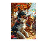 Park Animal Dog Jigsaw Puzzles for Adults 150, Fun Challenging Educational Games, Difficult Jigsaw Puzzles for Adults, Puzzle 150 Pieces