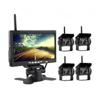 Park Assist Sensors Rear view high-definition car reversing camera display, visible image radar all-in-one machine, rear night vision head