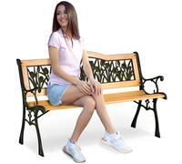 Park bench with backrest 123.5 x 74 x 48 cm Gardi Tulip Sofotel