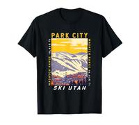 Park City Ski Area Utah Distressed Vintage T-Shirt