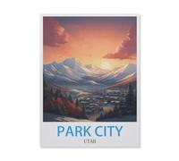 Park City Utah，Jigsaw Puzzles for Adults 1000 Piece Jigsaw Puzzles for Adult Educational Game Challenge Toy 1000 Pieces Puzzle for Adults Kids.Educational Games Home Decoration（50x70cm）-IF73