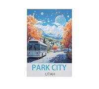 Park City Utah,Puzzle 1000 Pieces Of Paper Puzzles Suitable For Adults Children Families Stress Relief Puzzle Games(50x70cm)-FW13