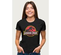 Park Classic Logo Jurassic Park T-Shirt Jurassic Park Black S