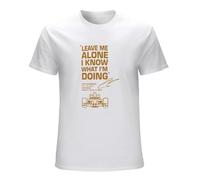PARK DANCE BAG Kimi Raikkonen Leave ME Alone I Know What I'm Doing Mens Tshirt White M