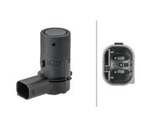 Hella Parking Sensor 6PX 358 141-701, 3-pin Connector, Over-paintable, Fits Volvo