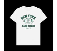 Park Fields NY Football White T-Shirt Park Fields White 2XL