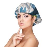 Park Landscape Satin Bonnet Silk Bonnet, Hair Bonnet For Sleeping, Soft Double Layer Silk Sleeping Cap Hair Wrap For Women Natural Curly Braided Long Hair
