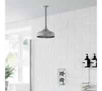 Park Lane Rye Traditional Thermostatic Ceiling Concealed Mixer Shower Chrome