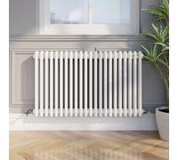 Park Lane Traditional Colosseum Triple Bar Column Radiator White 600 x 1010mm