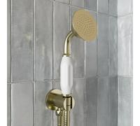 Park Lane Traditional Shower Handset - Brushed Brass