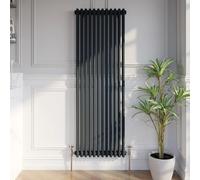 Park Lane Traditional Vertical Colosseum Double Bar Column Radiator Anthracite - 1600 x 560mm