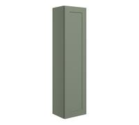 Park Lane Wall Hung 1 Door Tall Unit 350mm - Matt Reed Green