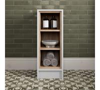 Park Lane Winchester White Freestanding Bathroom Open Shelf Unit - 300mm