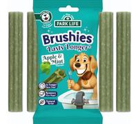 PARK LiFE Brushies Apple & Mint Flavour, Dog Treat, Puppy Training Snack, 80g