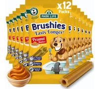 PARK LiFE Brushies Peanut Butter Flavour, Dog Treat, Puppy Training Sn