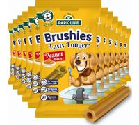 PARK LiFE Brushies Peanut Butter Flavour, Dog Treat, Puppy Training Snack, 12 x 80g