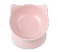 Park Life Designs Oscar Tilt Cat Dish, 10 Oz, Pet Bowl, Pink