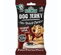 PARK LiFE Dog Jerky Original Steak Flavour, Dog Treat, Puppy Training Snack, 12 x 70g