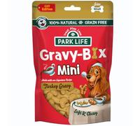 PARK LiFE - Gravy Bix MINI Small Breed Turkey Dog Biscuits Nutritious Snack Dog Treat, Training Food, Great for Puppies, 8 x 100g Convenient Pouches