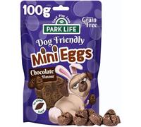 PARK-LiFE - Mini Eggs Soft and Chewy Easter Egg Biscuits with Dog Safe Chocolate, 80g Convenient Pouch
