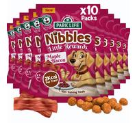 PARK LiFE, Nibbles - Maple Bacon Dog Treats 10x80g Bulk Pack, Little T