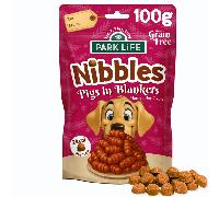 Park Life Nibbles Pigs in Blankets Dog Treats - 100g