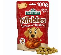 Park Life Nibbles Turkey and Rashers Dog Treats - 100g