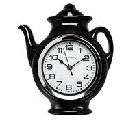 Park Madison Teapot 11 Inch Quality Quartz Battery Operated 3-D Easy to Read Home/Office/Kitchen/Classroom/School Clock Classic Movement