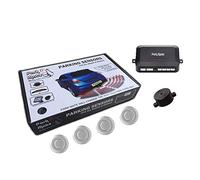 Park Mate PM100 Rear Reverse Parking Sensors Kit Audio Buzzer 4 Ultrasonic Radar Alert System for All Makes and Models Silver