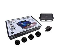 Park Mate PM100 Rear Reverse Parking Sensors Kit Audio Buzzer 4 Ultrasonic Radar Alert System for All Makes and Models Metallic Black