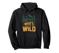 Park Ranger Protect Whats Wild Eagle Mountain Wildlife Pullover Hoodie