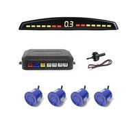 Park Sensor Car Rear Reversing Radar Reverse Kit Vehicle Parking Sensor With Backup Distance Display 4(Blue)