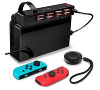 Park Sung Switch Game Card Reader, Upgrade Version Switch Game Switcher with Remote Control Switching, 8-in-1 Game Cards Holder (4 for Game Switch+4 for Storage) Quick Switching for Switch/Switch OLED