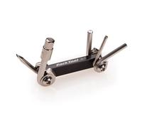 Park Tool Bicycle IB-1 I-Beam Mini Fold-Up Hex Wrench & Screwdriver Set Black